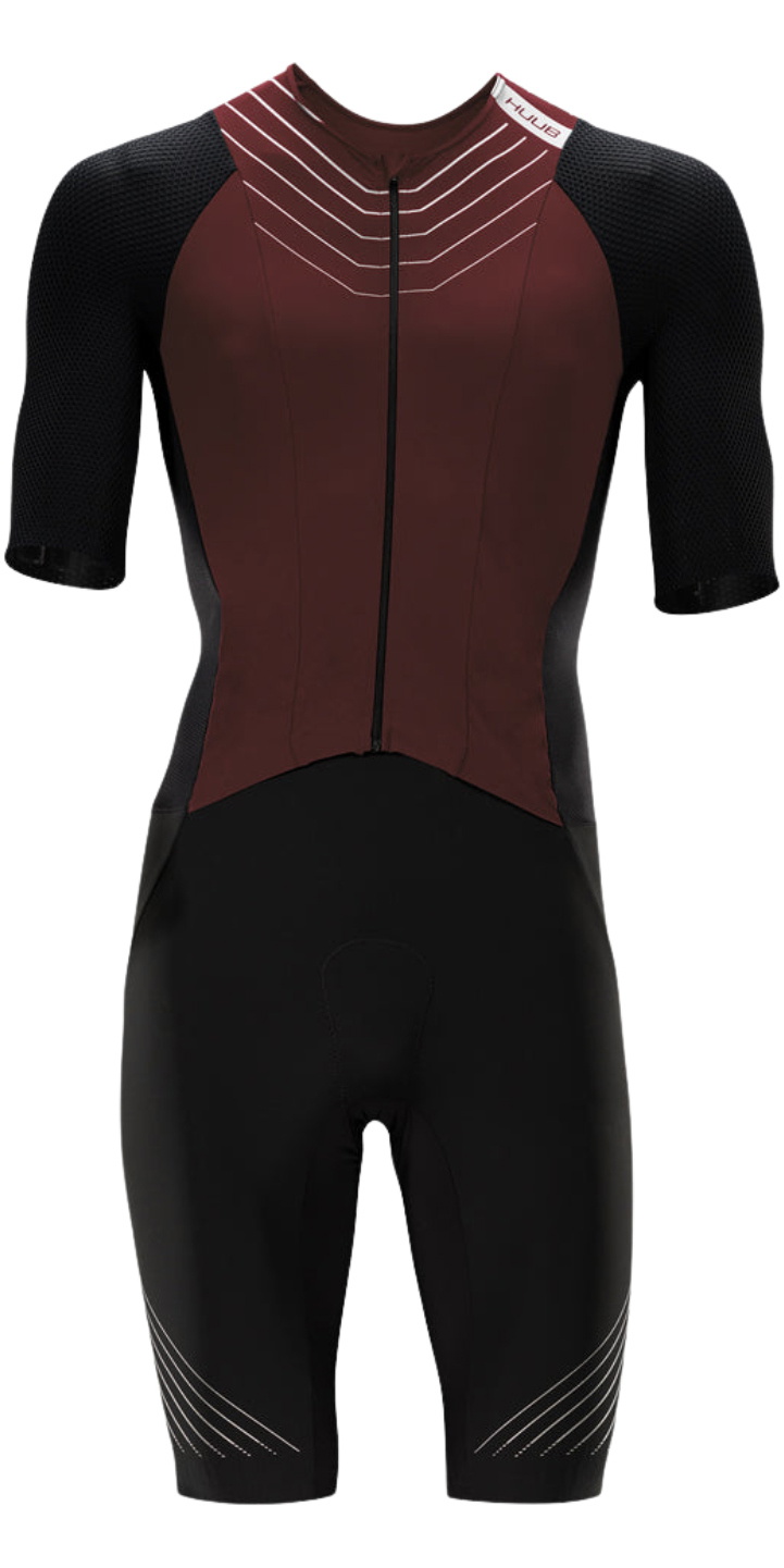 2026 Huub Mens Eternal Aero Tri Suit ETERALCTS - Black / Red